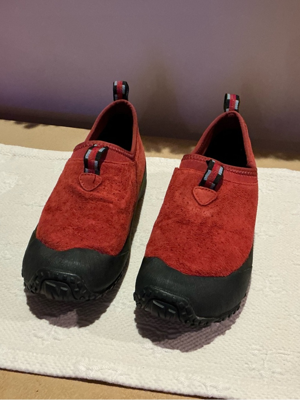Very Nice Merrell Rust Suede Improv Slipons Size 7.5